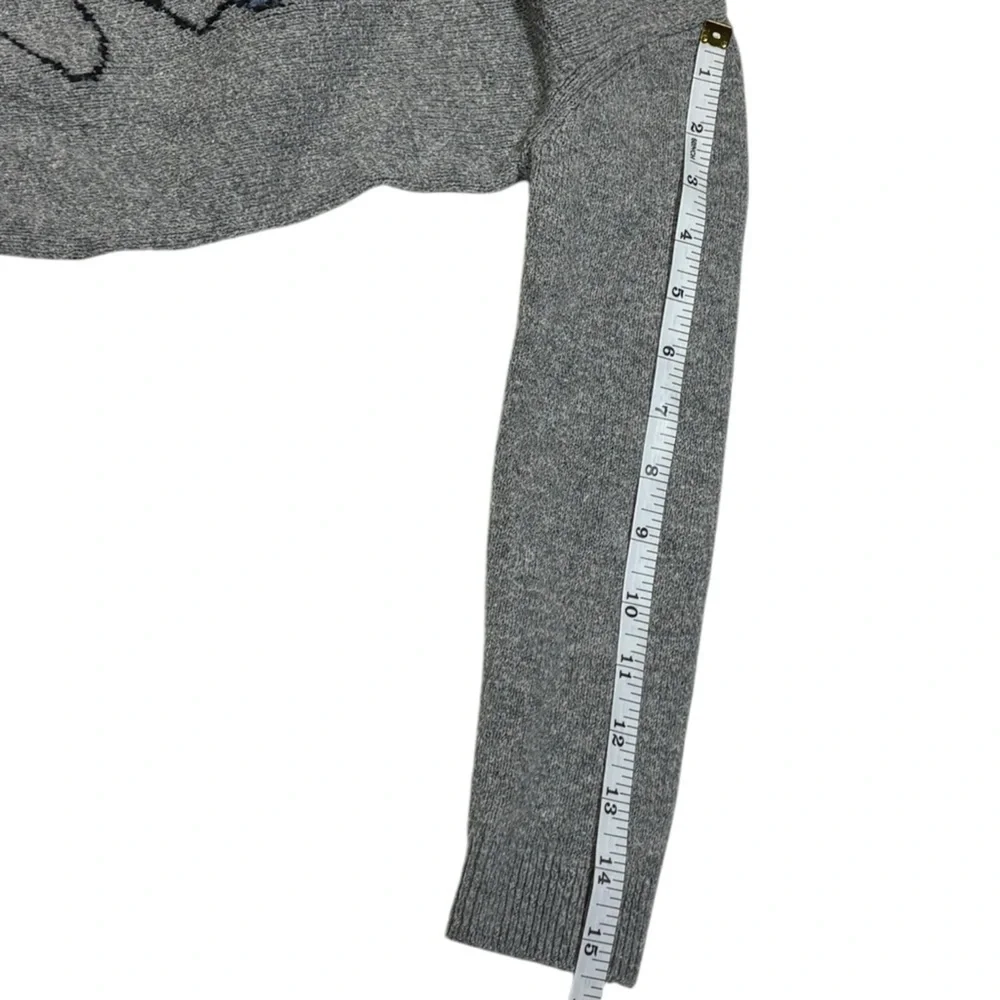 GAP Kids Gray Unisex Sweater with Mickey Mouse Design Size 5